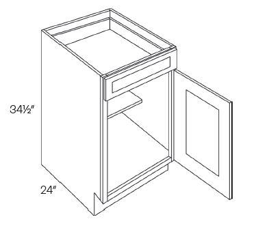 1 Door 1 Drawer Base Cabinets