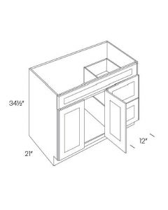 Concord Richmond White-V3621D-Left