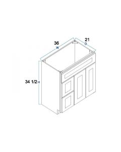 Grey Shaker Elite-V3621D-L