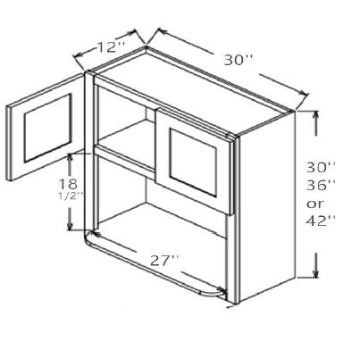 Microwave Wall Cabinet