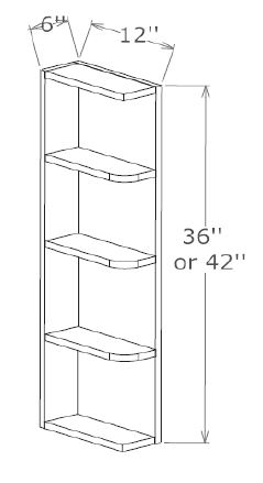 Open End Shelf-3 Shelves